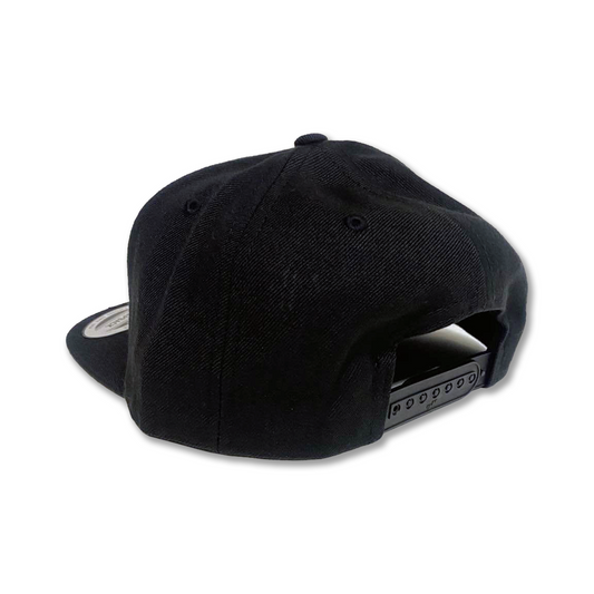 Built by Battle Black Flat Hat