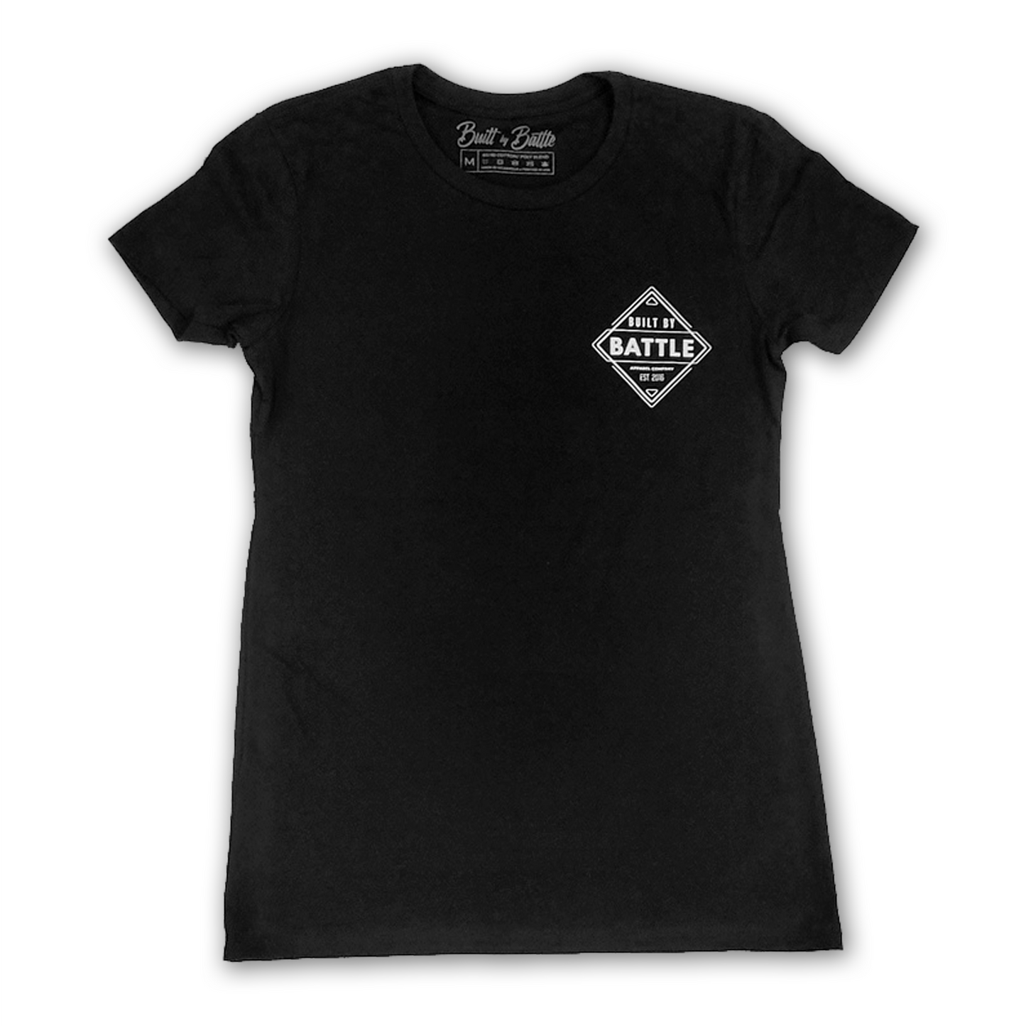 Built By Battle Women's Black Diamond Tee