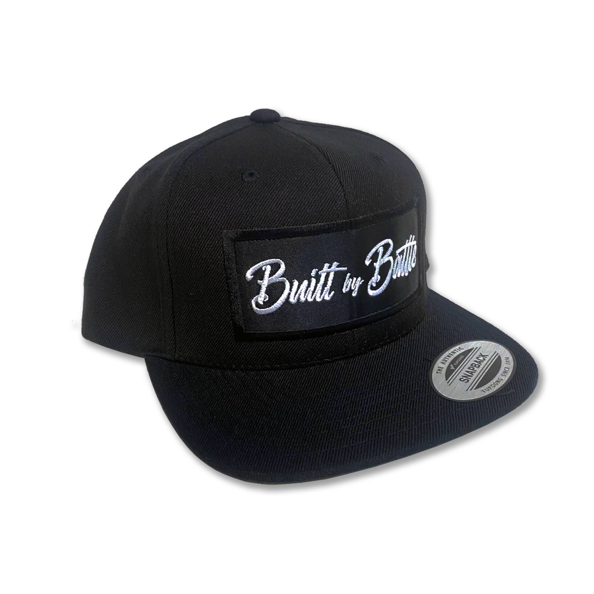 Built by Battle Black Flat Hat