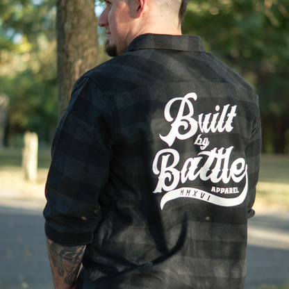 Built By Battle Black Flannel