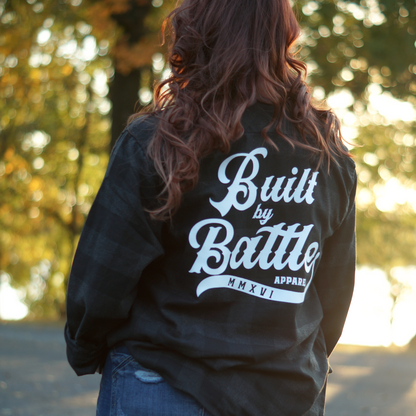Built By Battle Black Flannel