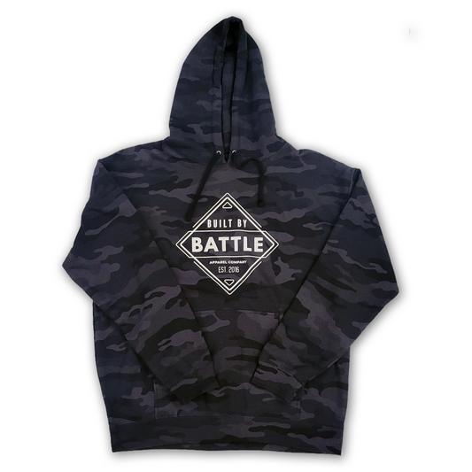 Built By Battle Unisex Black Camo Diamond